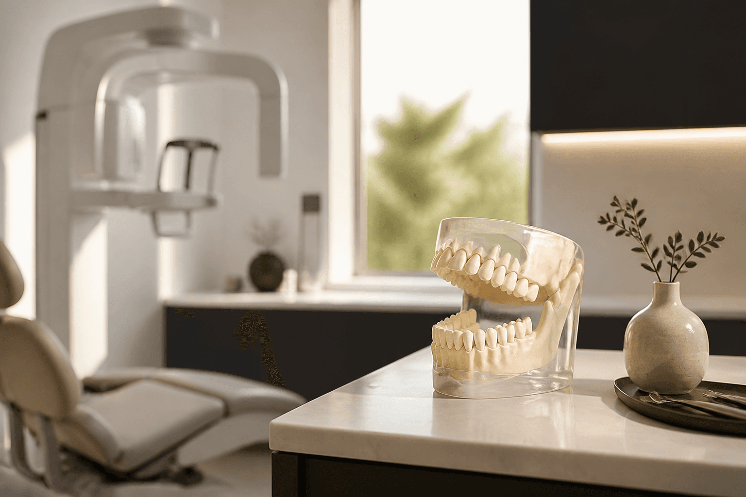 X-ray review of wisdom teeth positioning at Cedarbrae Dental Center